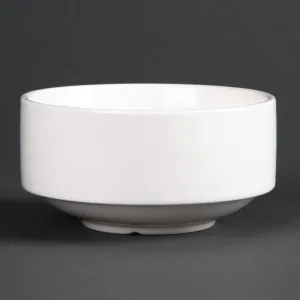 Olympia Lumina Stacking Soup Bowls 398ml 14oz (Pack of 6)