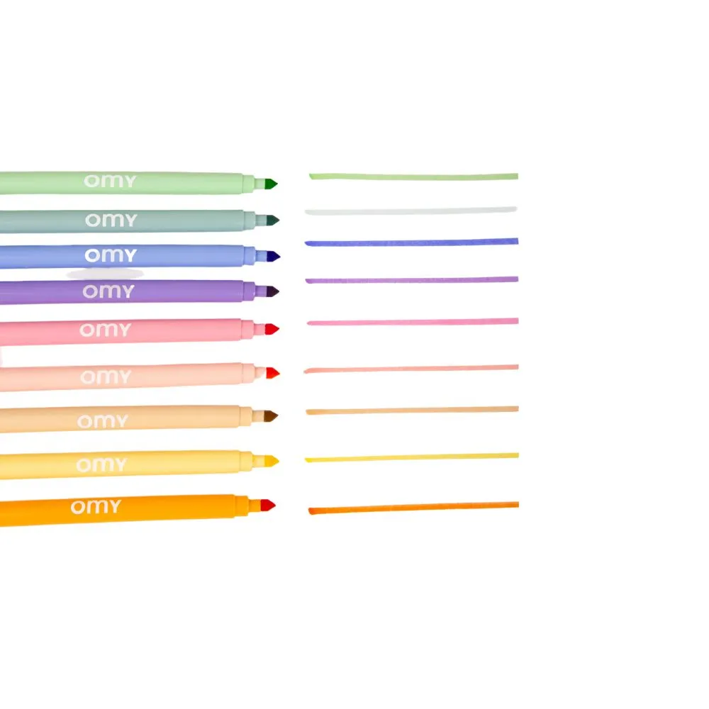 Omy Dual Tip Markers - Pastels
