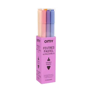 Omy Dual Tip Markers - Pastels