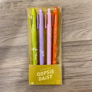 Oopsie Daisy Jotter Pens Set of 4