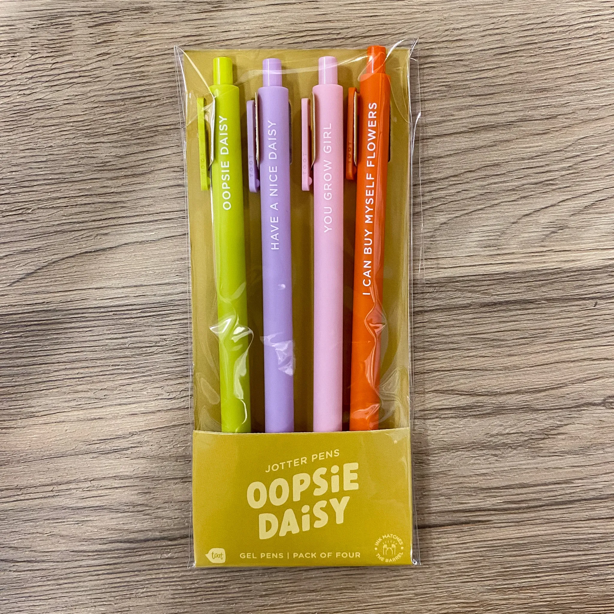Oopsie Daisy Jotter Pens Set of 4