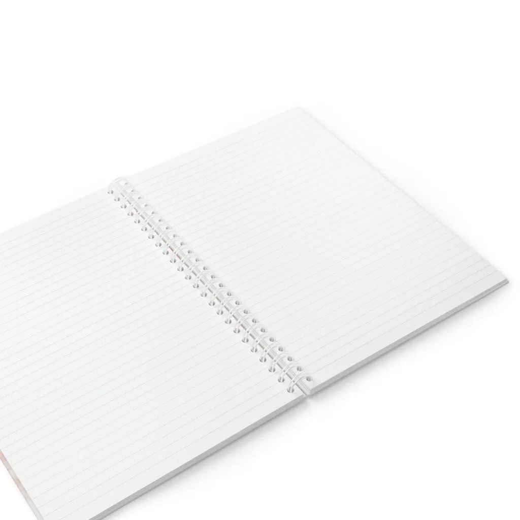 Orange Clouds Spiral Notebook