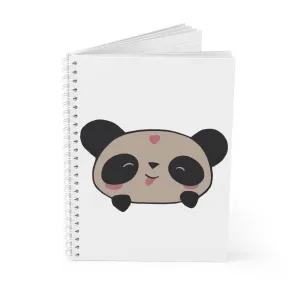 Panda Spiral Notebook