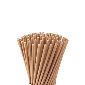 *Paper Straw Pack of 25, Brown