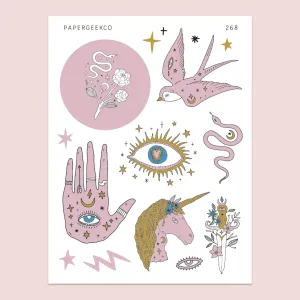 PAPERGEEK Boho Witchcraft Stickers 268