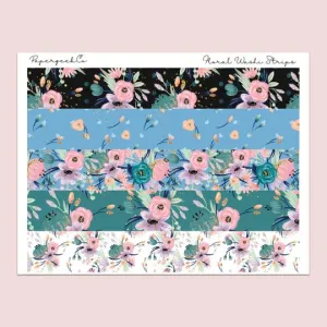PAPERGEEK Floral Washi Strips Stickers