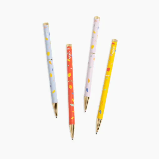 Pattern Twist Pen (Yellow Chips)
