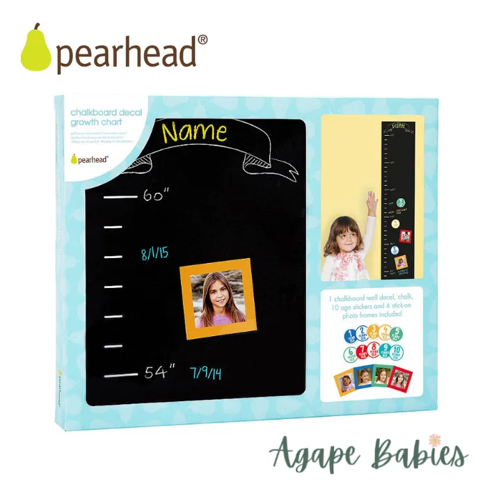 Pearhead Chalkboard Decal Growth Chart