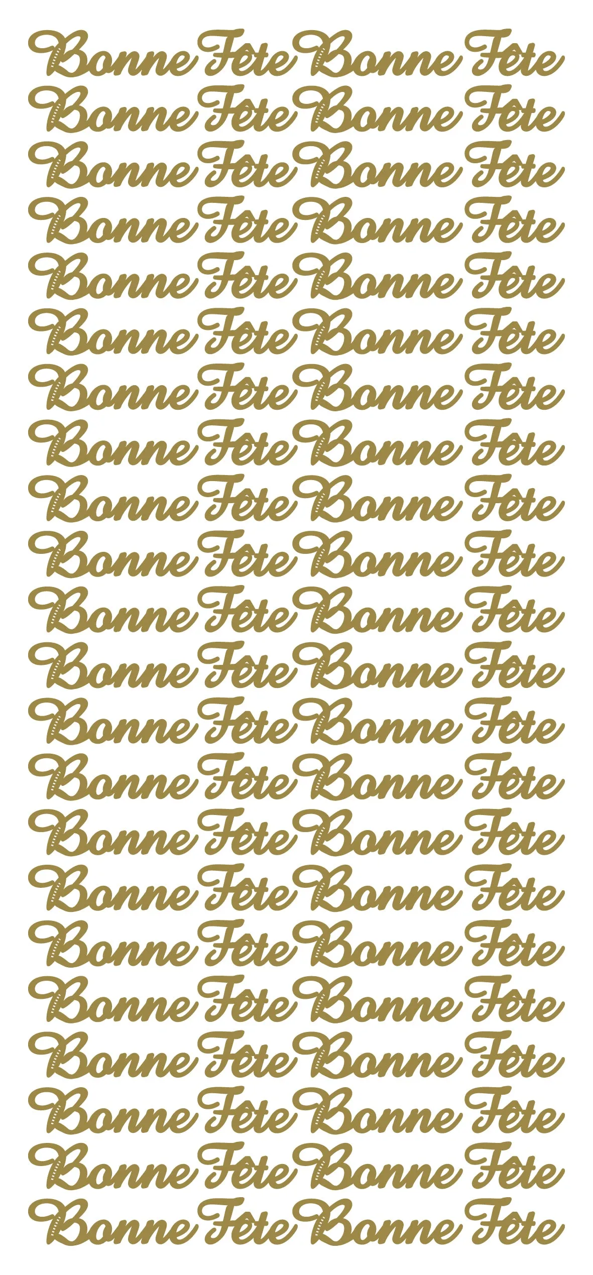 Peel Off Stickers - Bonne Fête