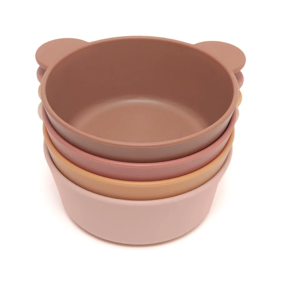 Petit Monkey bowls bear mahogany rose