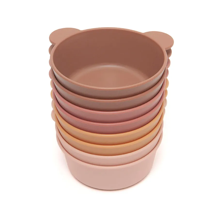 Petit Monkey bowls bear mahogany rose