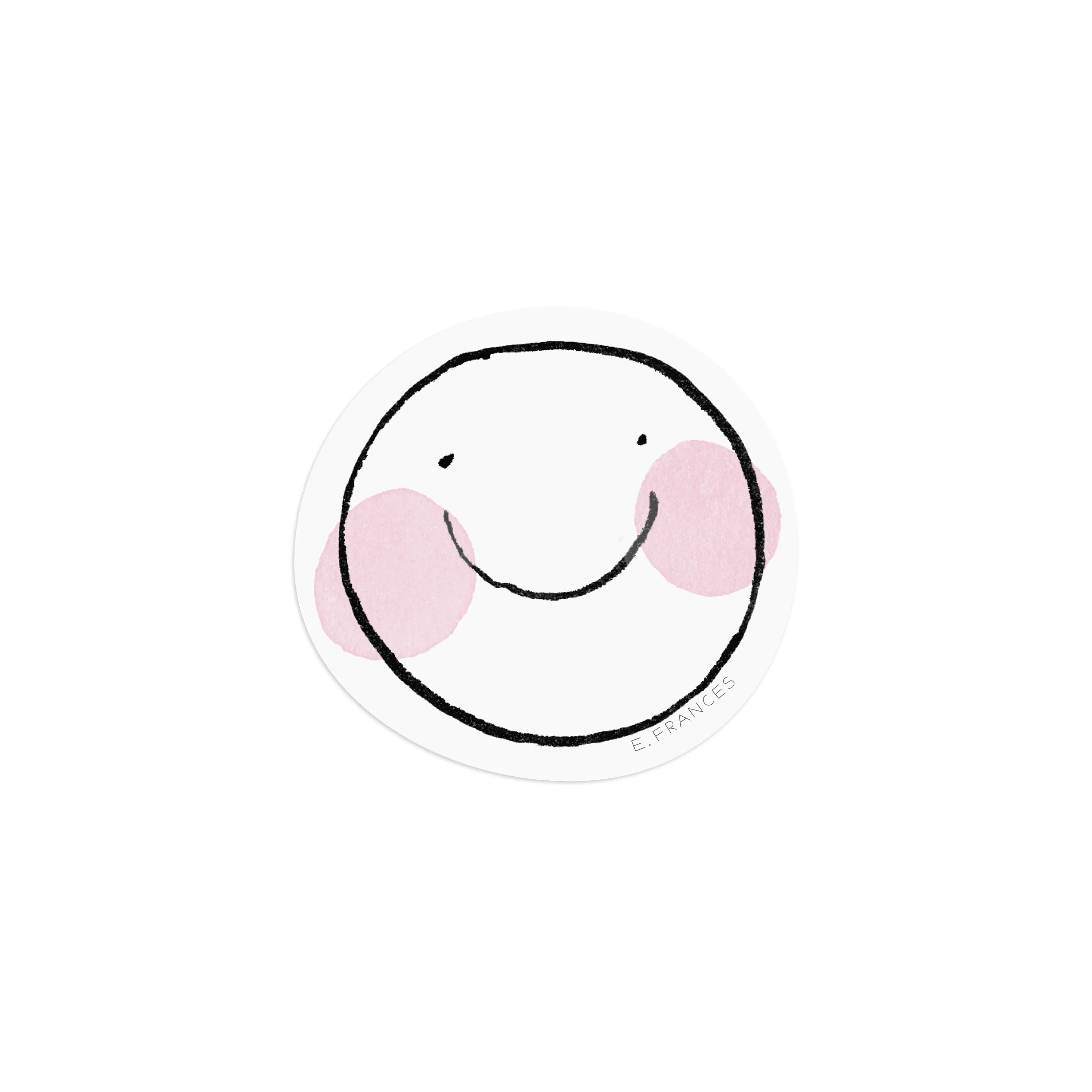 Pink Cheeks Sticker