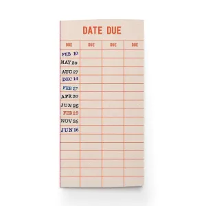Pipsticks Notebook - Library Card