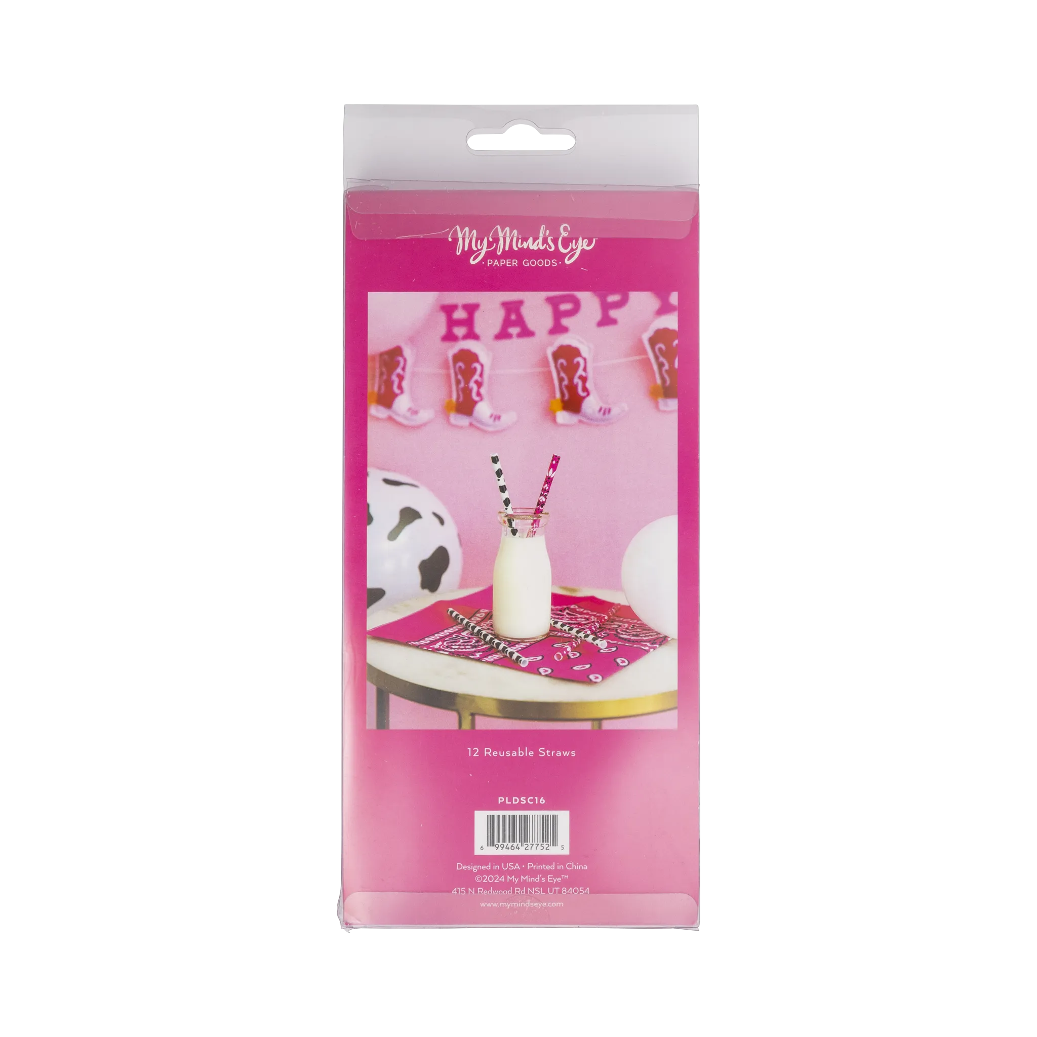 PLDSC16 - Cowgirl Reusable Straws