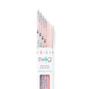 Pop Fizz Tall Straw Set