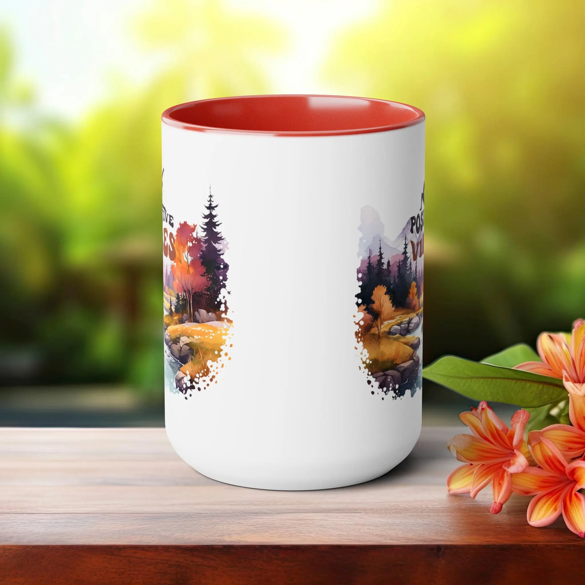 Positive Vibes Yoga Coffee Mug, Cute Yoga Coffee Mug, Yoga lovers Coffee Mug, Yoga Instructor Gift, Gift For Yoga lover, Gift For Yogi.
