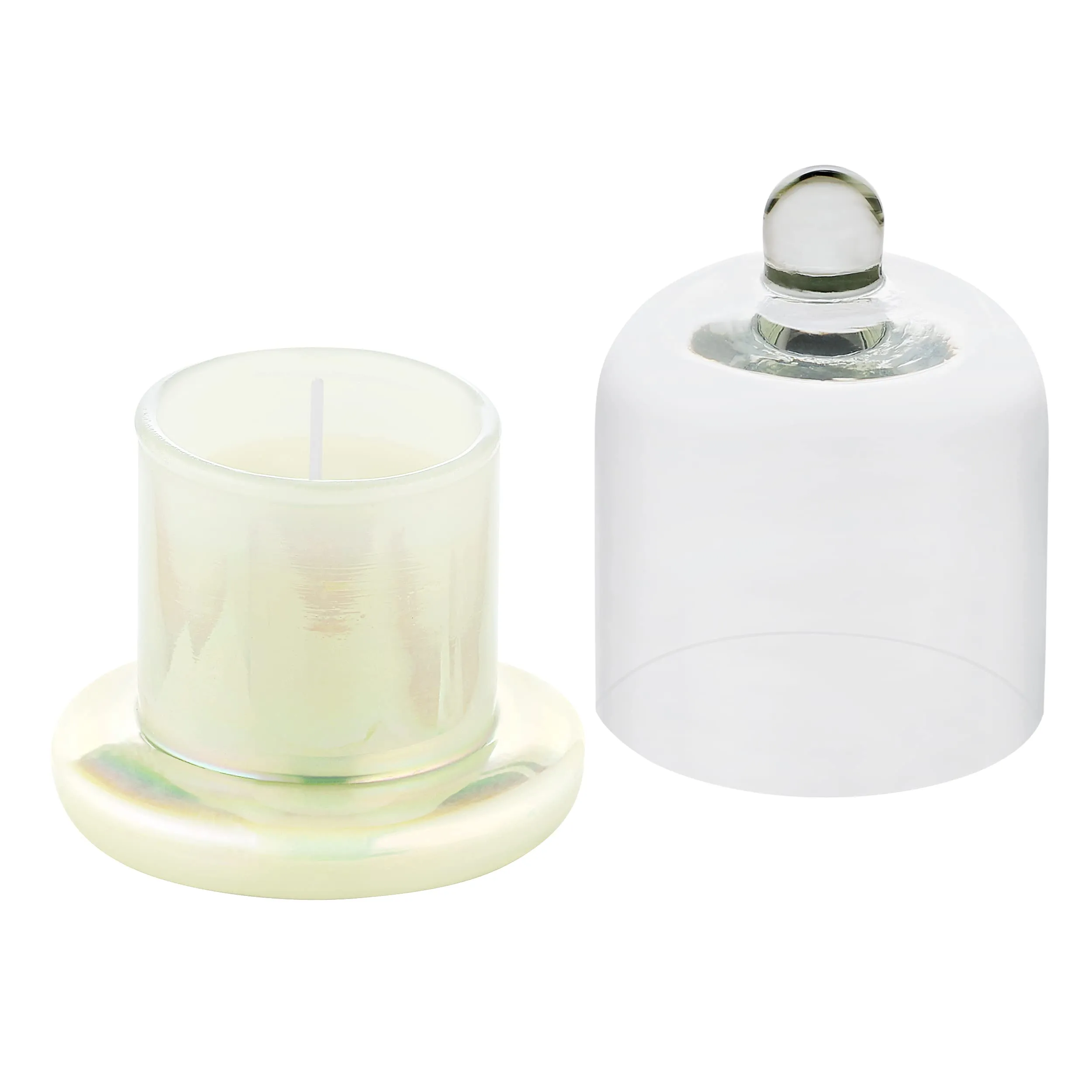 PROSPERRO LUMO by Parkash Candles Thousand Wishes Fragrance Cream Bell Jar Candle with || Fragrance Candles for Home || Bell Jar Candles || (100% Soy Wax) (Bell Jar Candle with Gift Box)