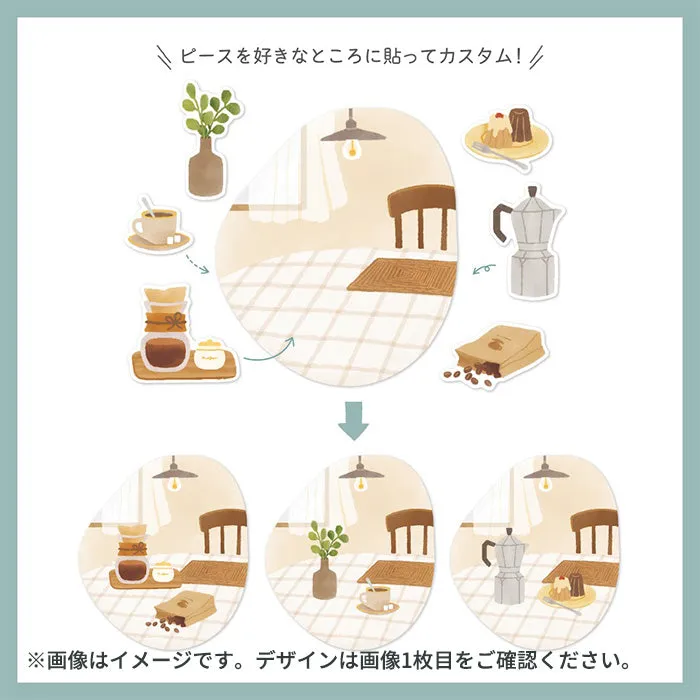 "Room Arrange" Sheet of Stickers / Flower
