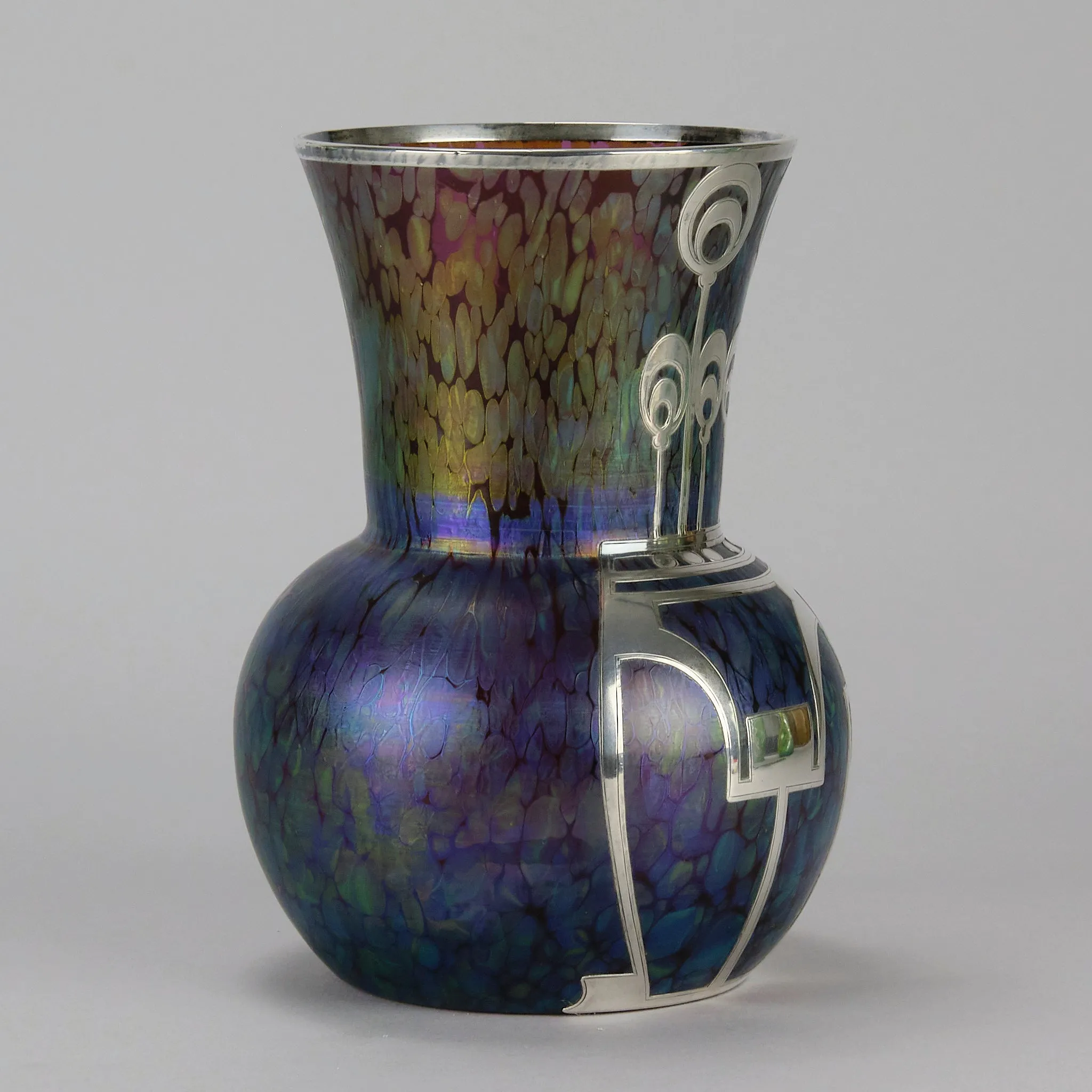 "Silvered Medici Vase" by Johann Loetz