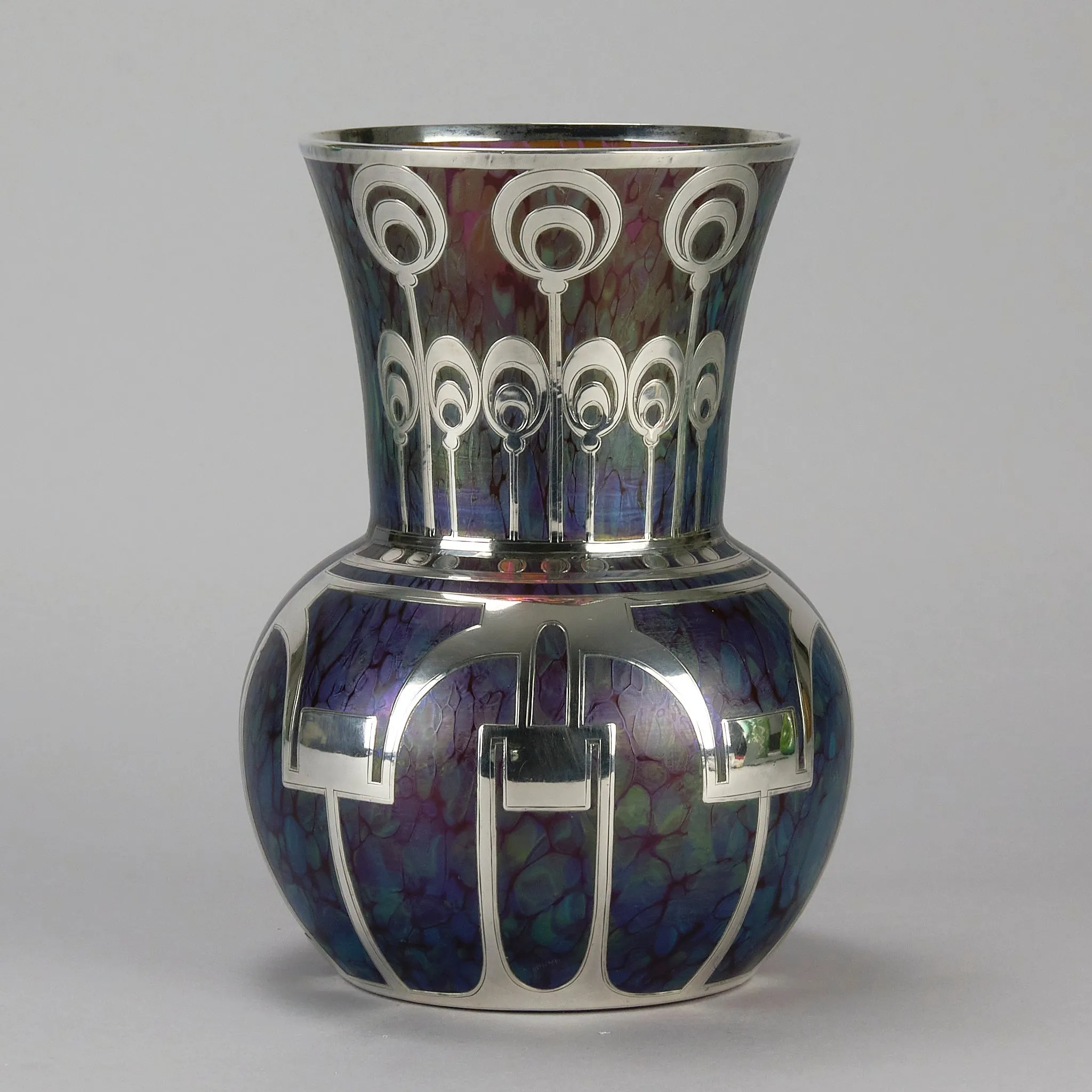 "Silvered Medici Vase" by Johann Loetz