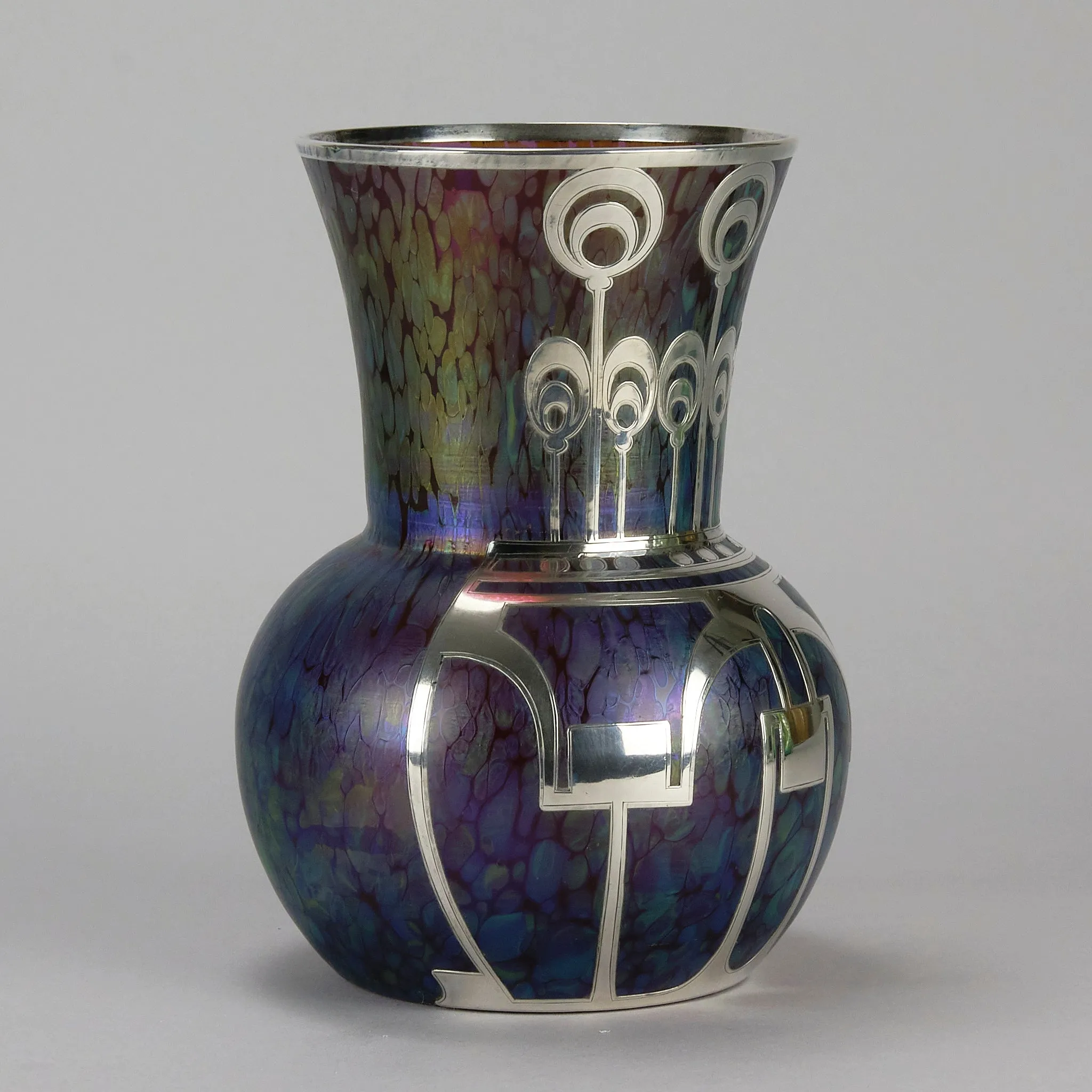 "Silvered Medici Vase" by Johann Loetz