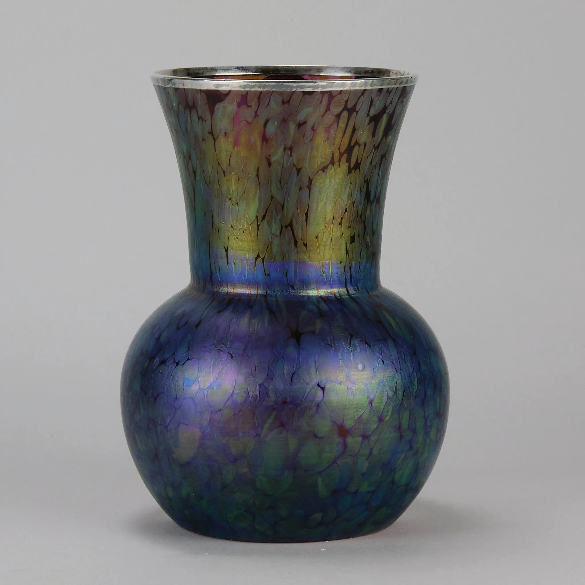 "Silvered Medici Vase" by Johann Loetz