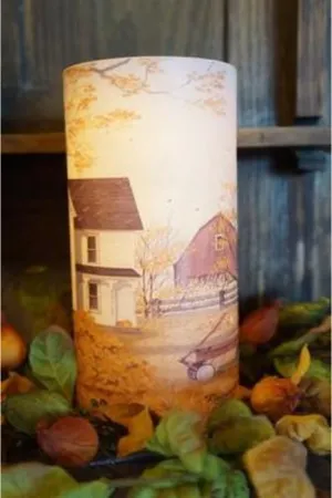 Remember When Led Pillar Candle