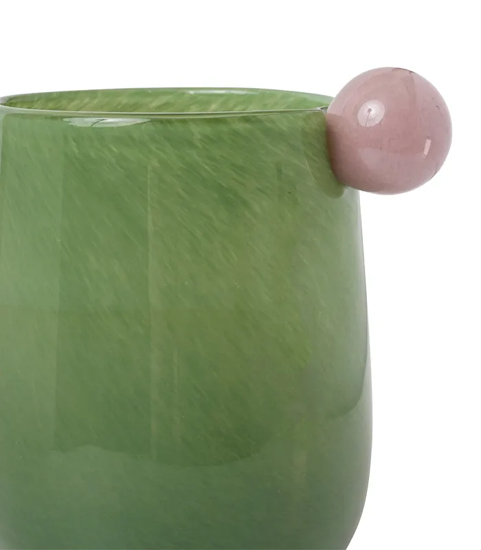 Retro Bubble Vase - Green