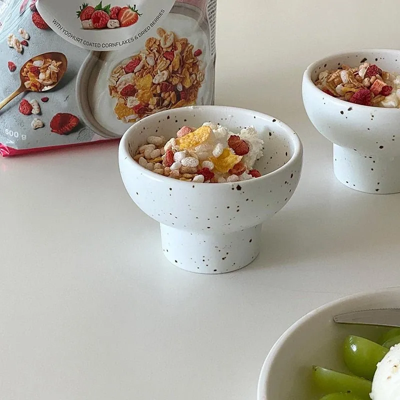 Retro Ceramic Bowl - 4Inch