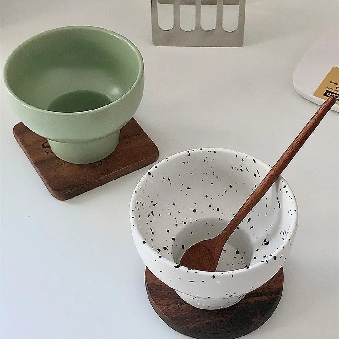 Retro Ceramic Bowl - 4Inch