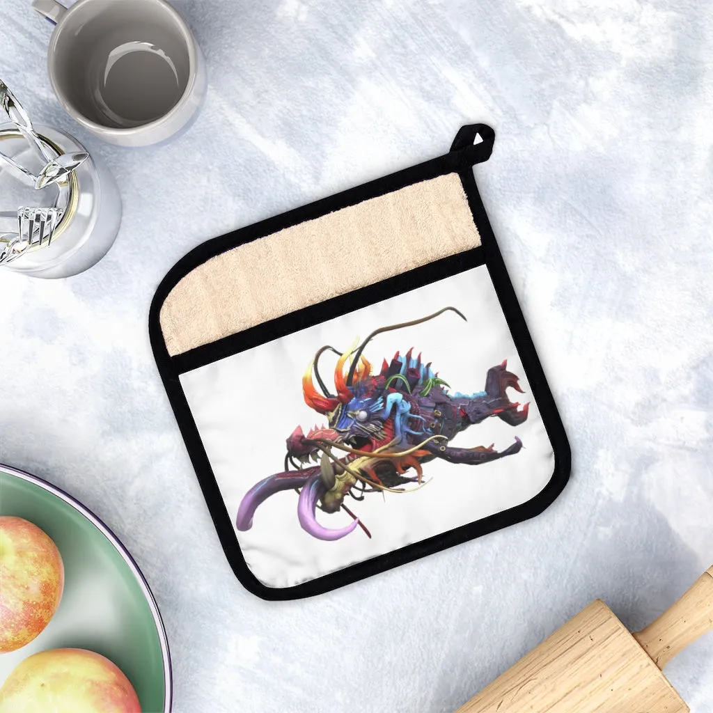Ryuuk the Fish Dragon God Pot Holder with Pocket
