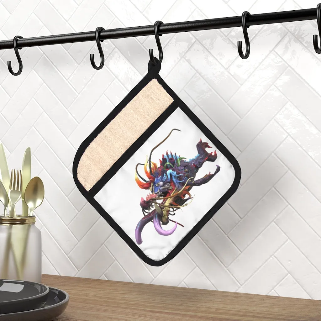 Ryuuk the Fish Dragon God Pot Holder with Pocket