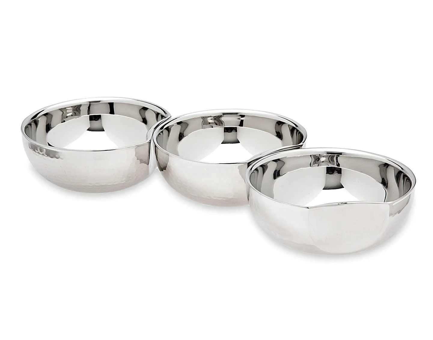 S/3 Hammered Connecting Bowls