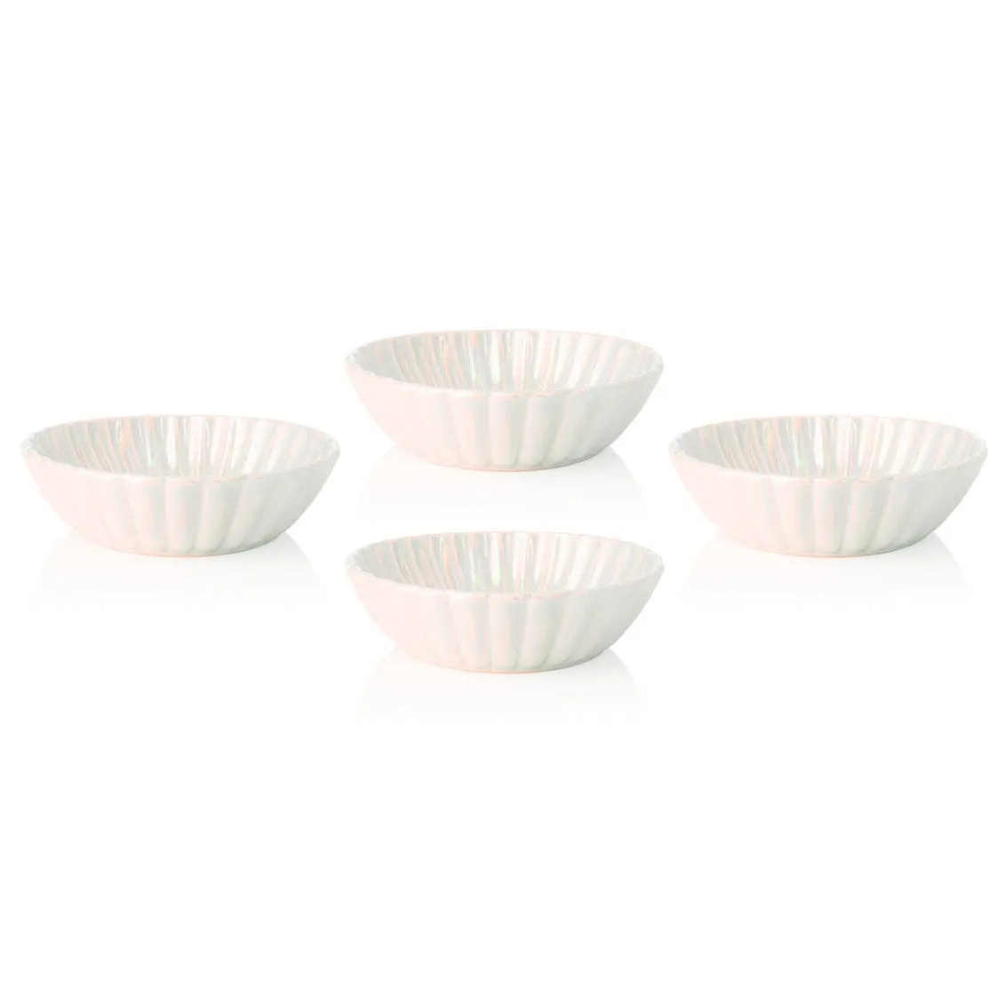 S/4 Wht Scall Bowls