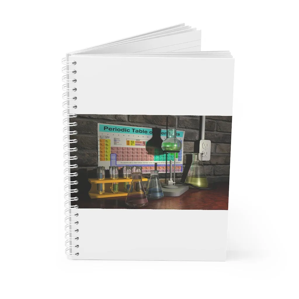 Science Scene Spiral Notebook
