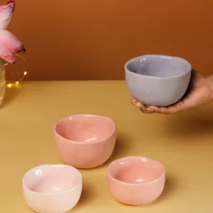 Set of 4 Pastel Magic Bowls