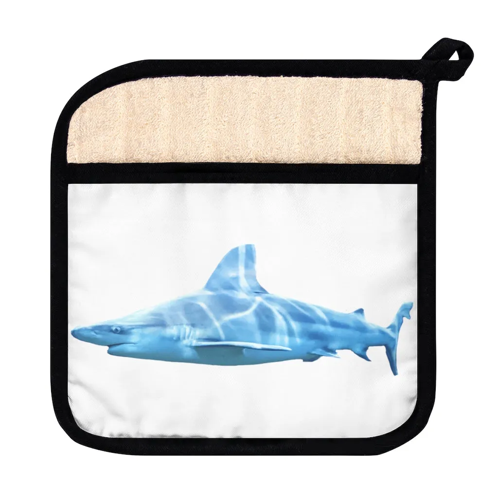 Shark Pot Holder with Pocket