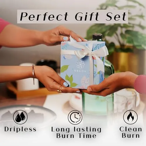 Shlok - From Modern Folk Soy & Coconut Wax Candle with Gift Box (180g) | Maple Syrup & Early Spring | Vegan & Cruelty Free | Handmade Scented Candle | for Home Decor
