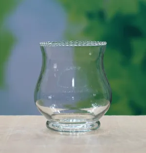 SHOBHANA ENTERPRISES Crystal Clear Glass Fish or Terrarium or Decorative Bowl Bell jar for Home Décor - Size 4 inches
