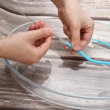 Silicone Reusable Straws with Cleaning Brush BPA Free