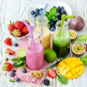 Silicone Reusable Straws with Cleaning Brush BPA Free