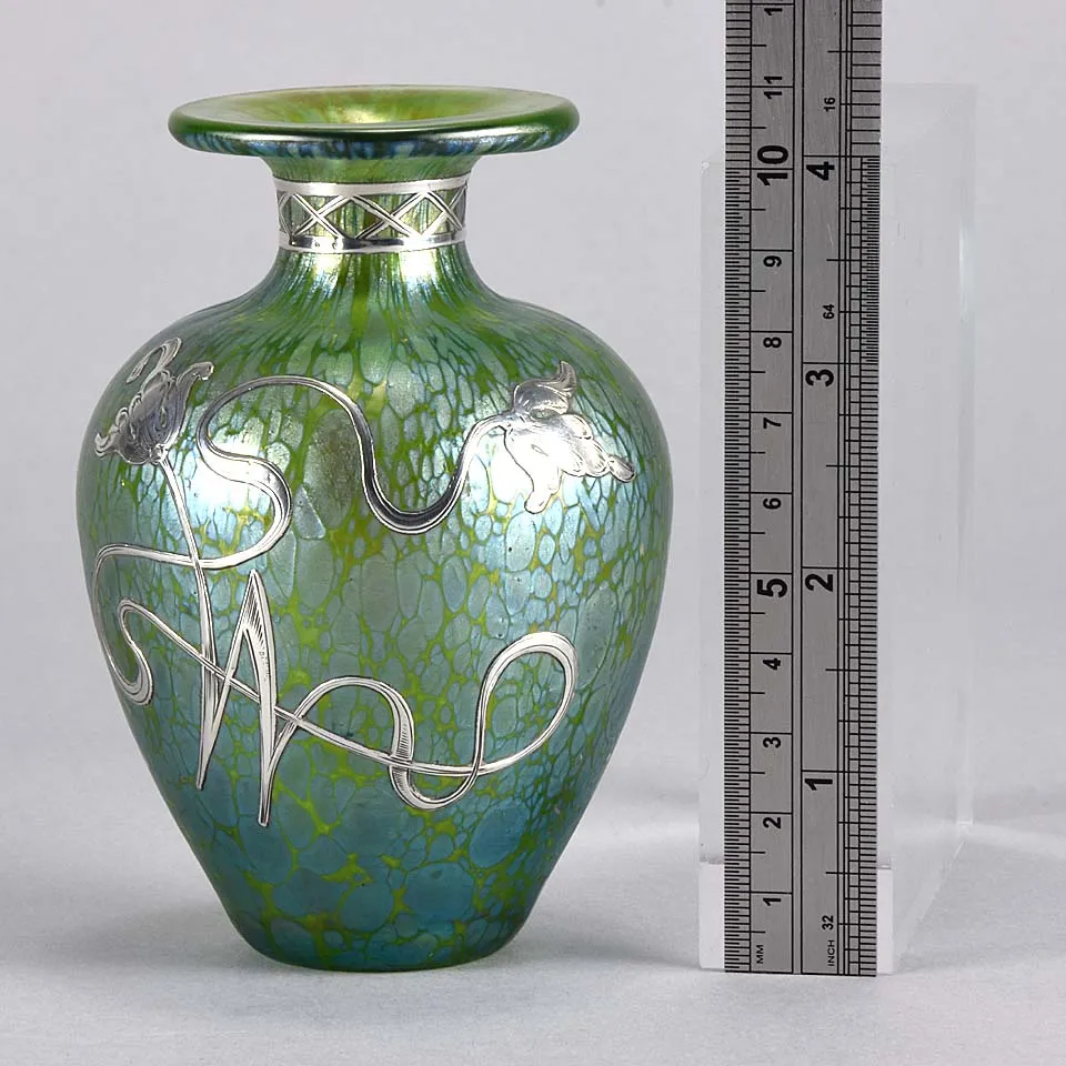 Silvered Vase by Johann Loetz