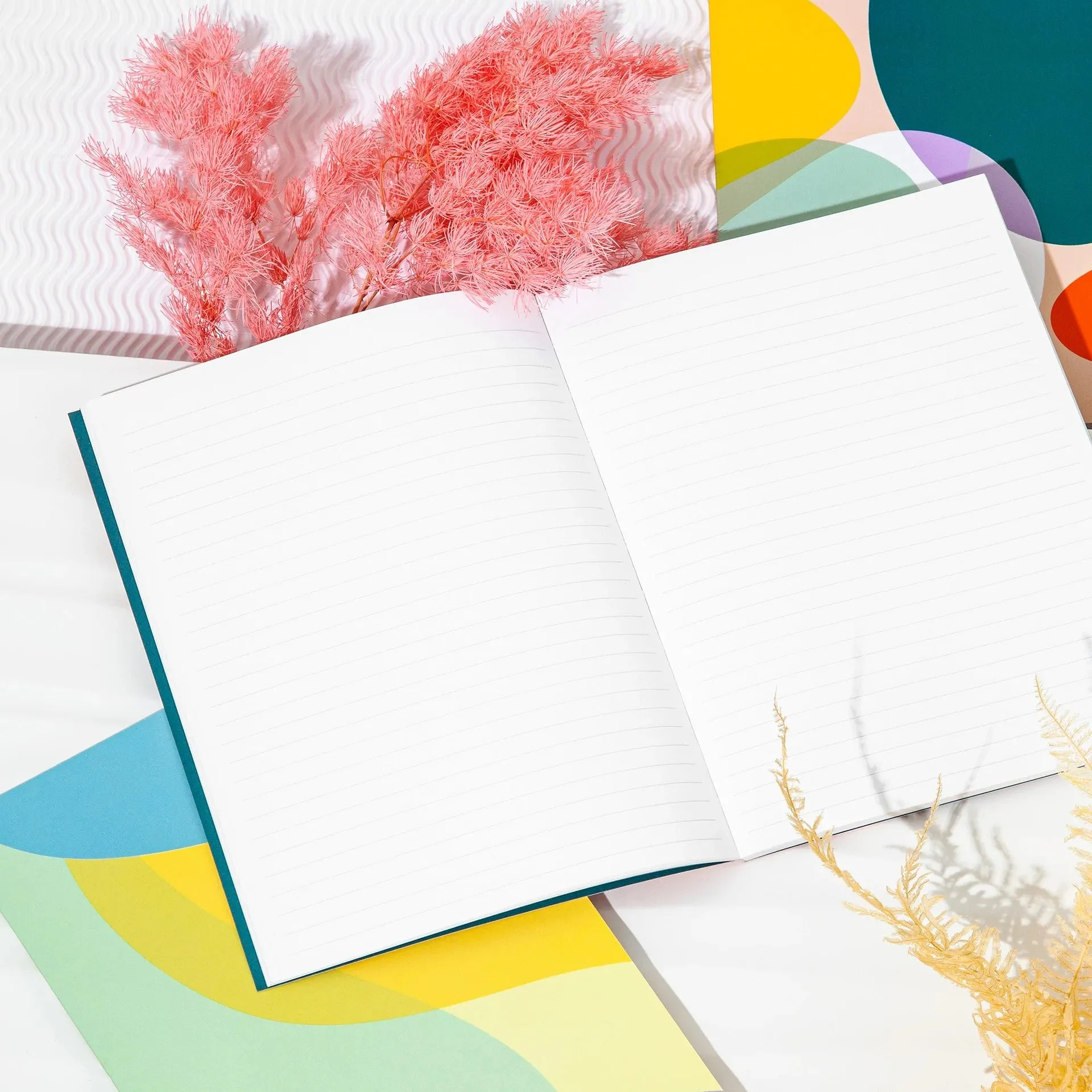 Simple Lined Notebook (Sea Glass)