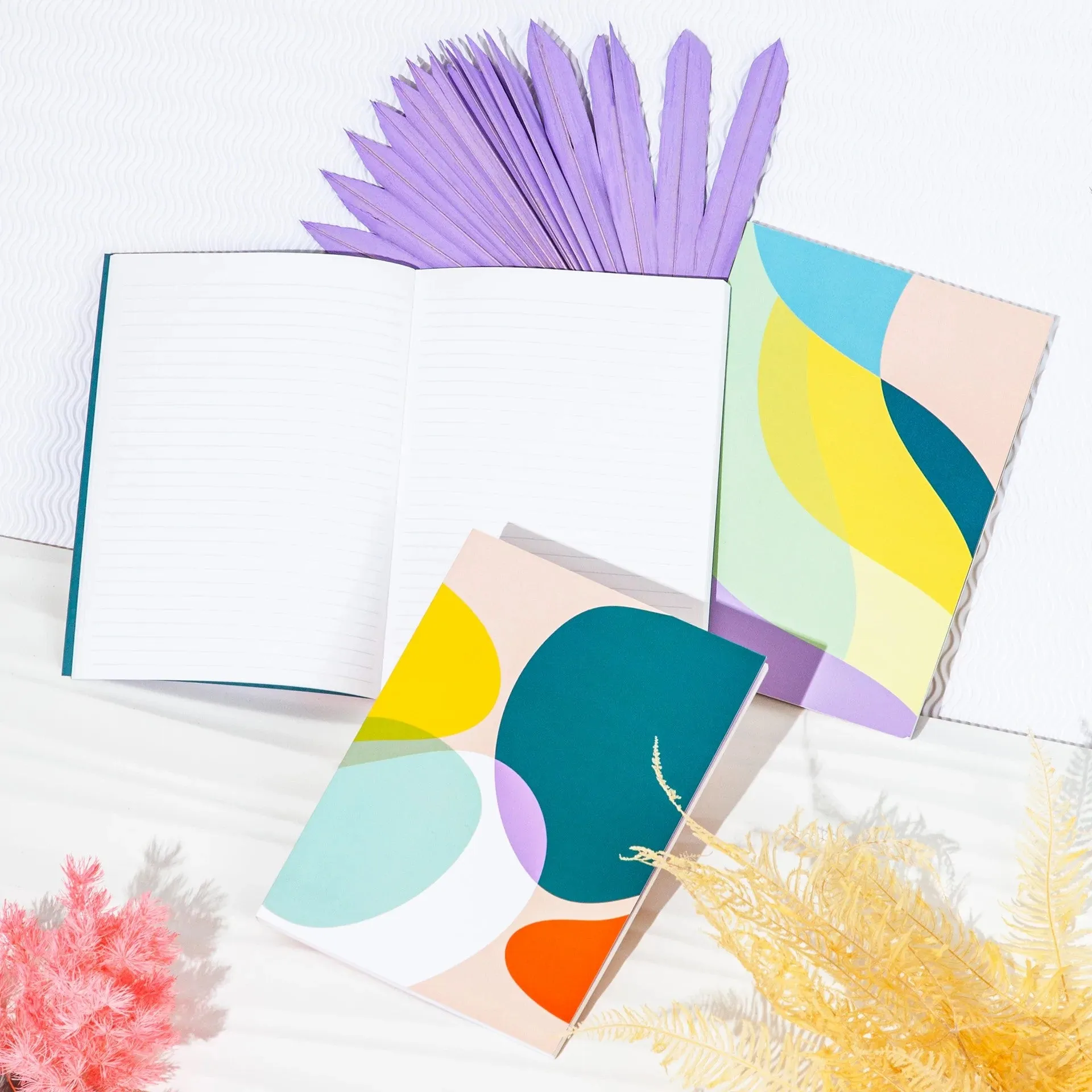 Simple Lined Notebook (Sea Glass)