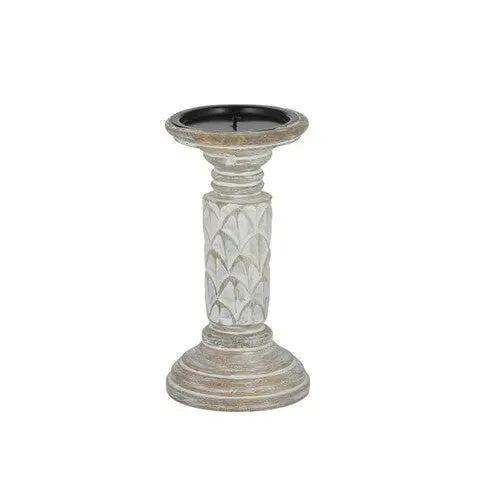 Sirena Wood Candleholder
