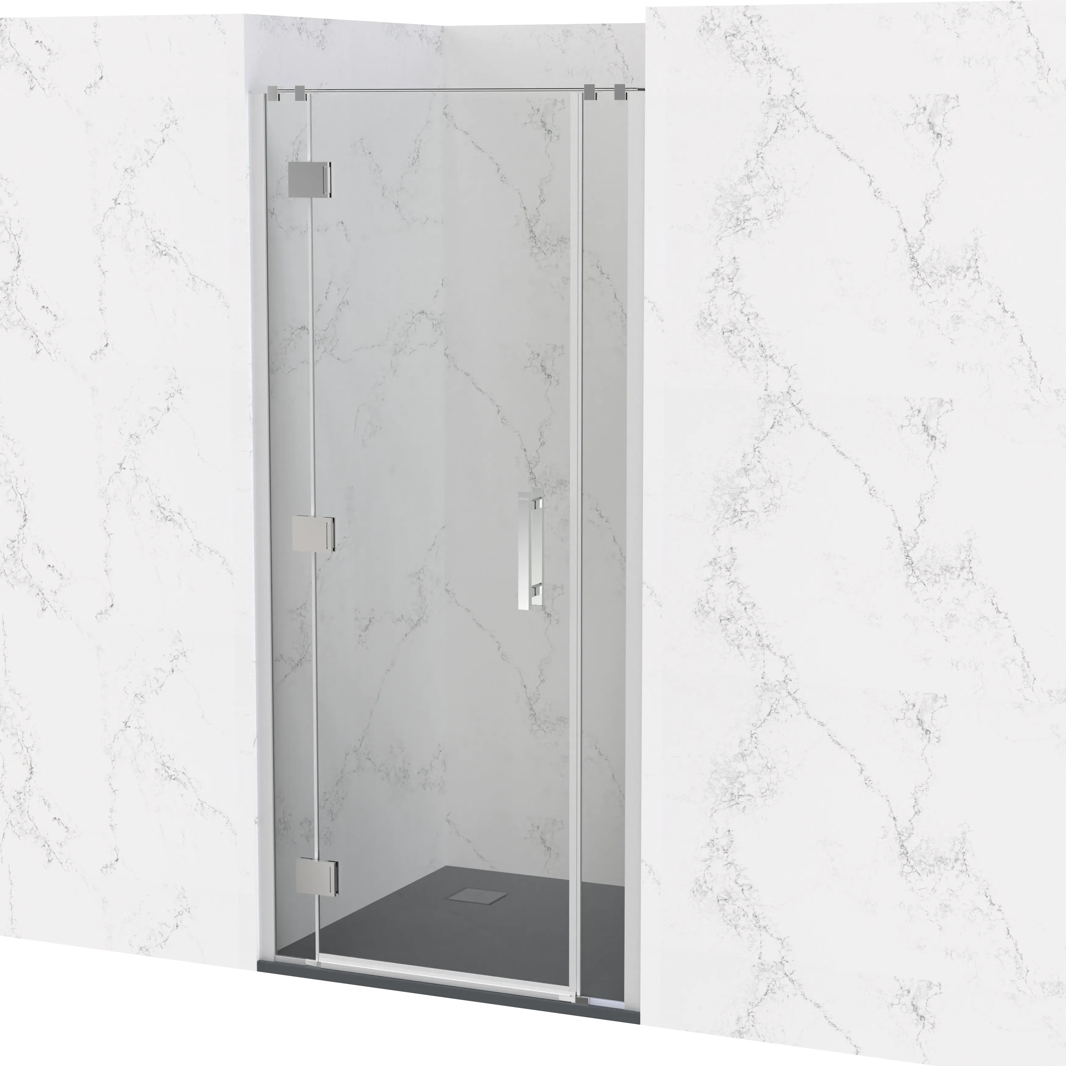 SlateForma Cardo 1000x1000 Alcove Shower