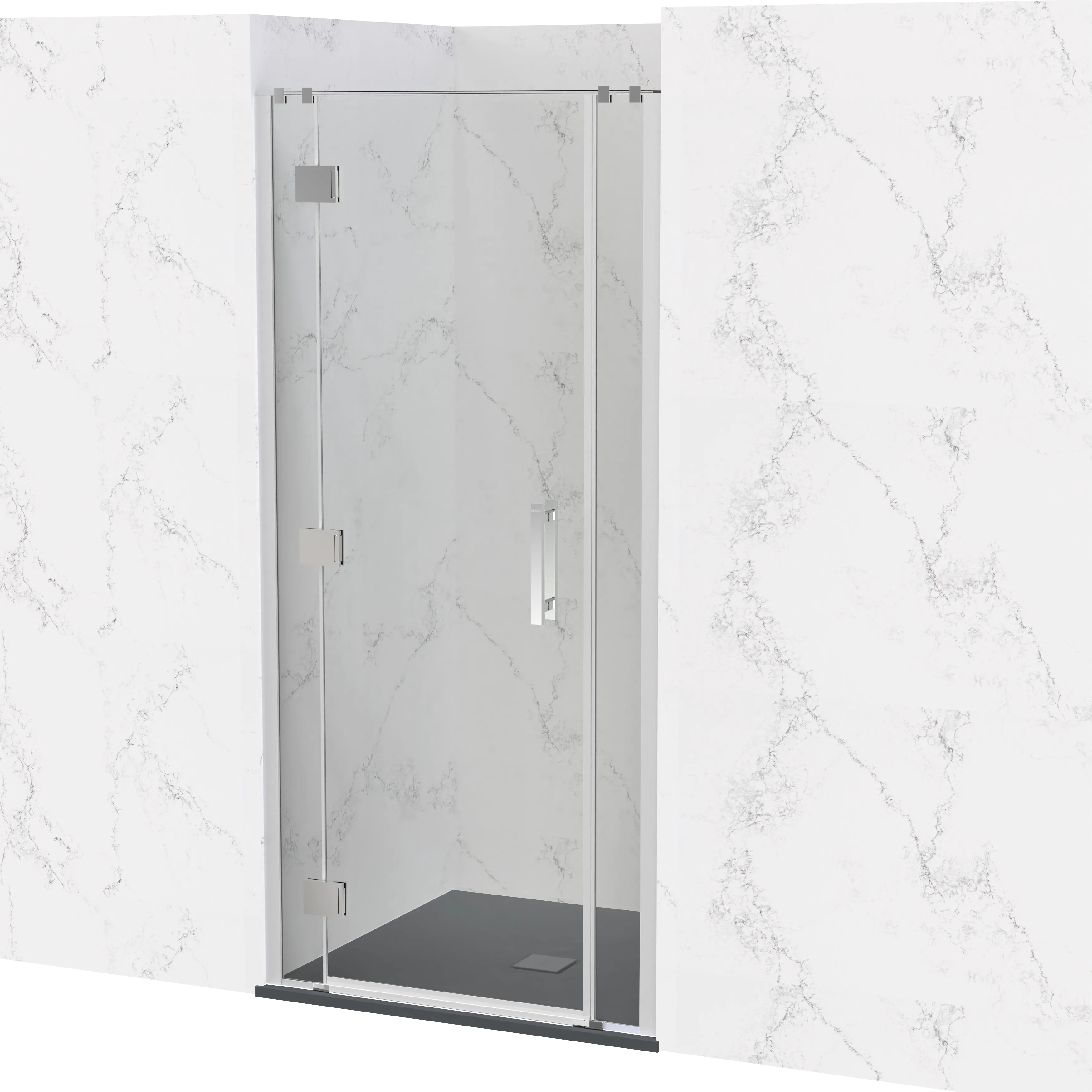 SlateForma Cardo 1000x1000 Alcove Shower
