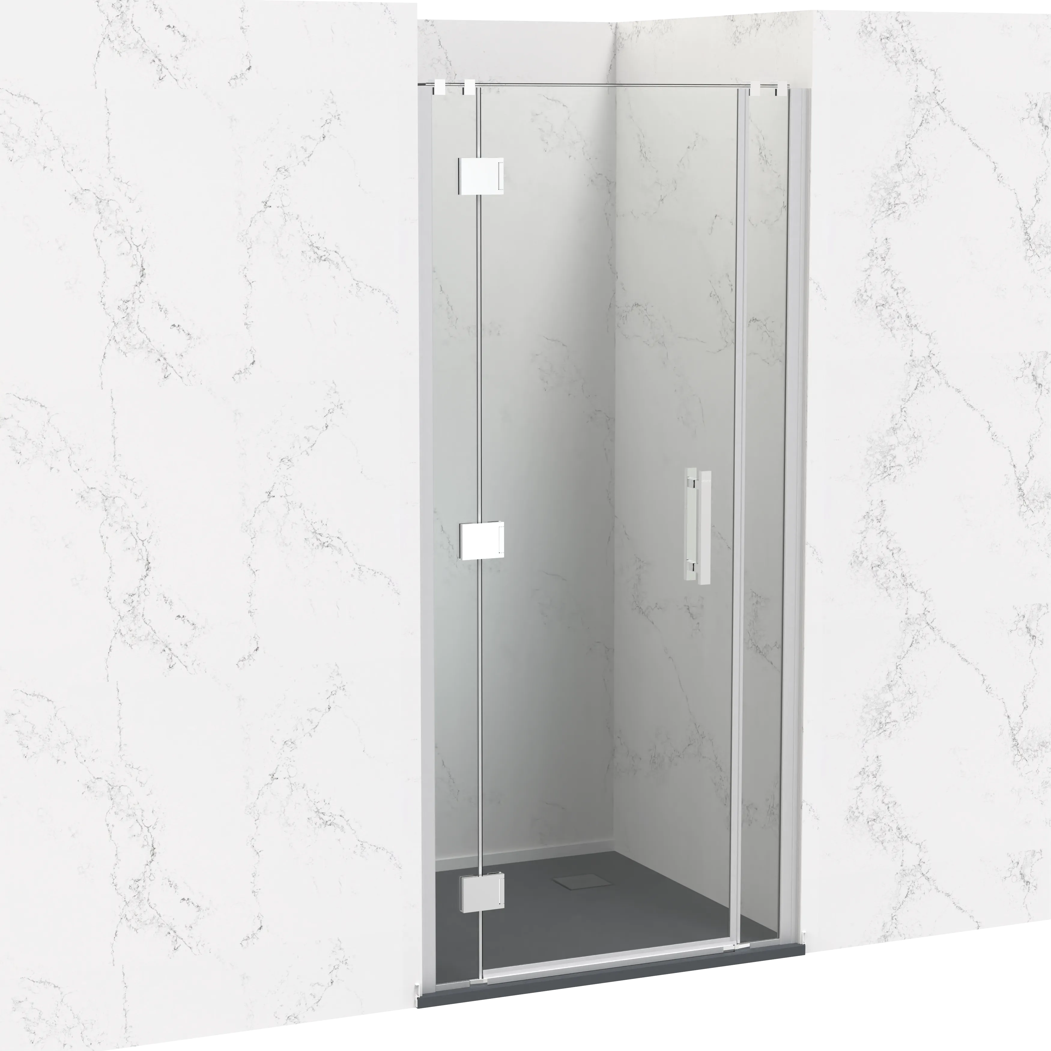 SlateForma Cardo 1000x1000 Alcove Shower