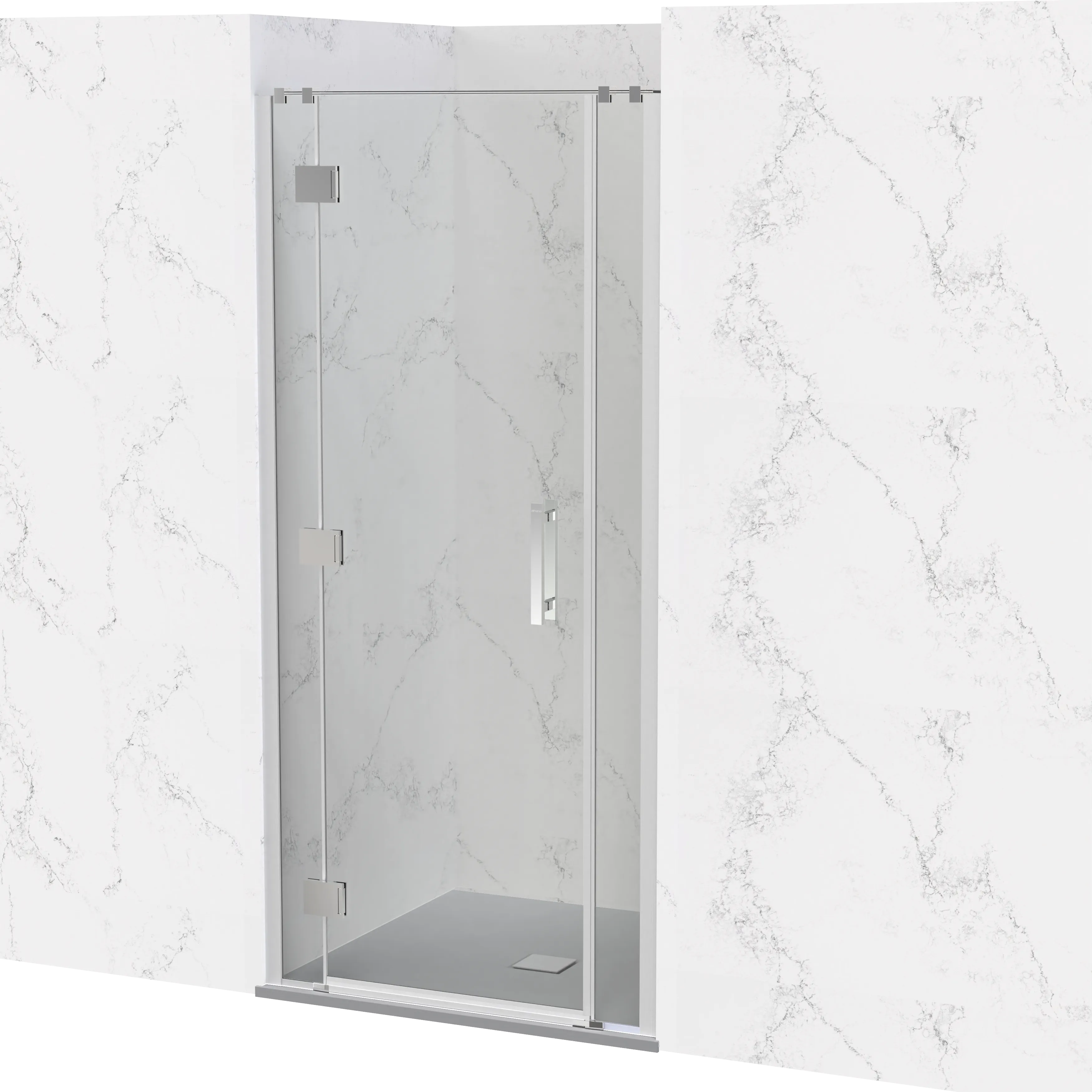 SlateForma Cardo 1000x1000 Alcove Shower