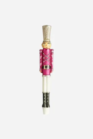 Soldier Taper Candle 10'' in Magenta